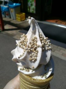 えごまソフトクリーム